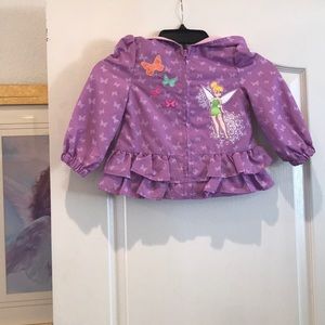 Butterflied Filled Tinker Bell Disney Windbreaker